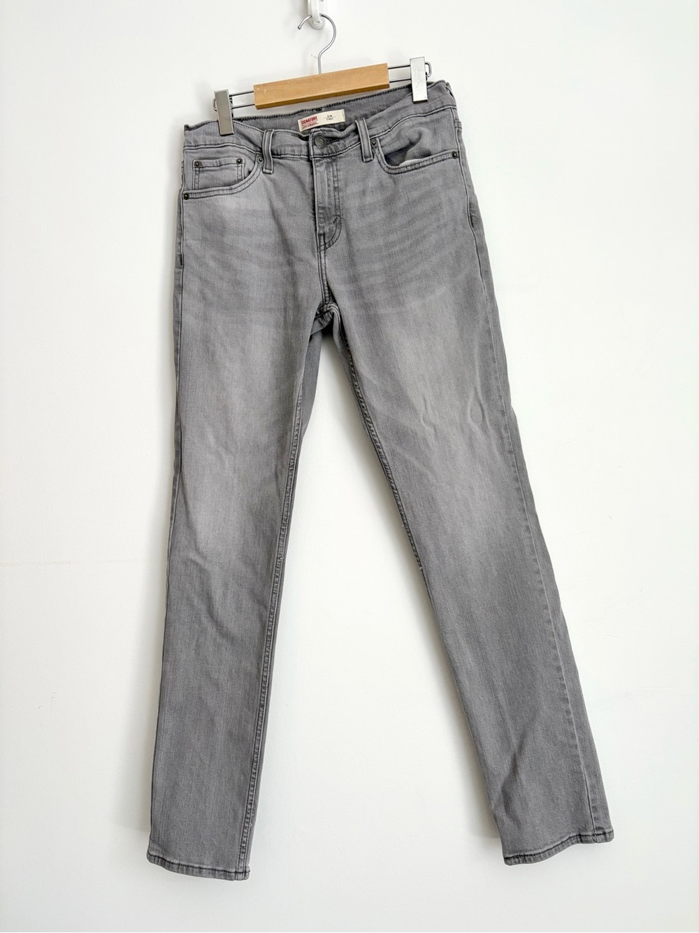 Levi Strauss 423 Slim Fit Grey Jeans - W30